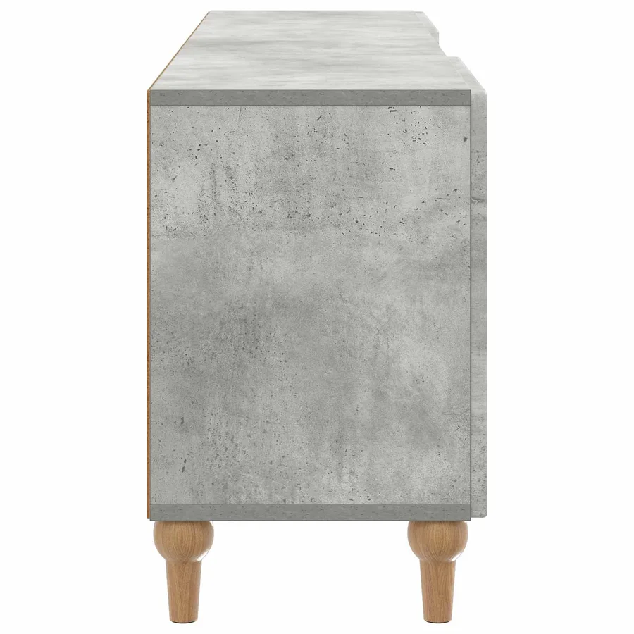 Meuble TV Gris béton 150 x 31 x 50 cm Bois d'ingénierie - 7