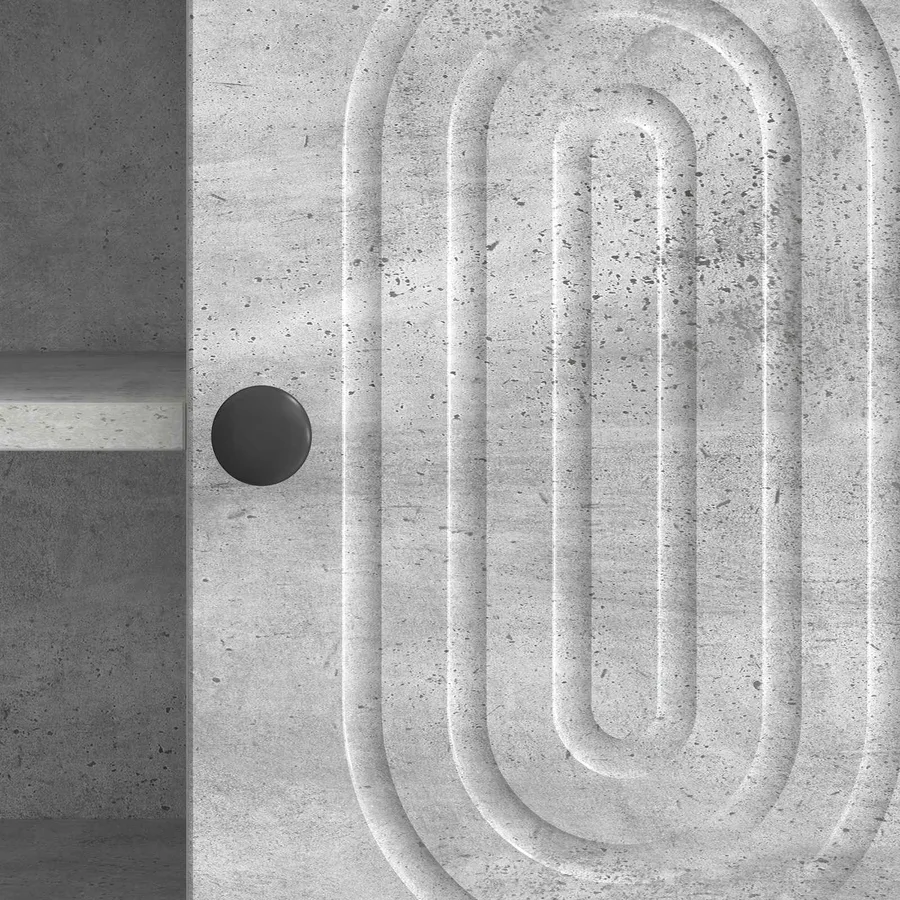 Meuble TV Gris béton 150 x 31 x 50 cm Bois d'ingénierie - 8