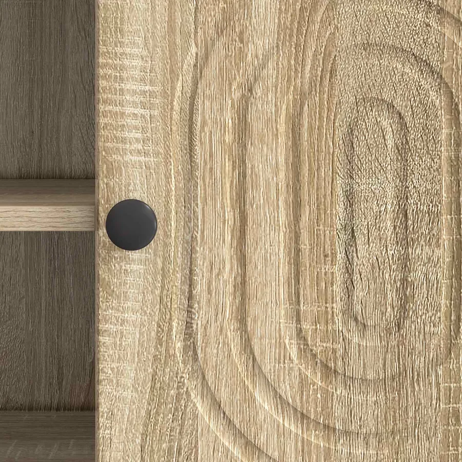 Meuble TV Chêne Sonoma 102 x 34,5 x 50 cm Bois d'ingénierie - 10