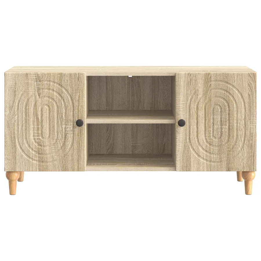 Meuble TV Chêne Sonoma 102 x 34,5 x 50 cm Bois d'ingénierie - 6