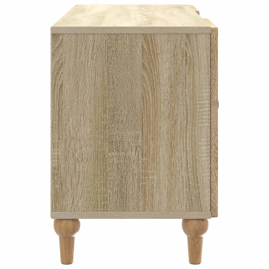 Meuble TV Chêne Sonoma 102 x 34,5 x 50 cm Bois d'ingénierie - 7
