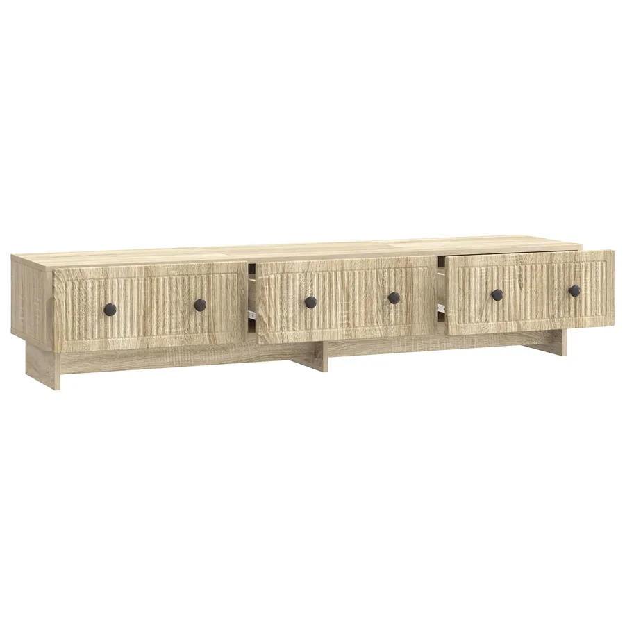 Meuble TV Chêne Sonoma 147 x 34,5 x 30 cm Bois d'ingénierie - 5