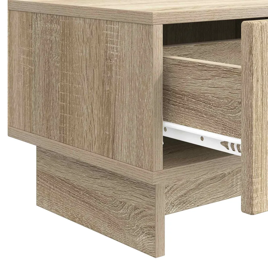 Meuble TV Chêne Sonoma 147 x 34,5 x 30 cm Bois d'ingénierie - 9