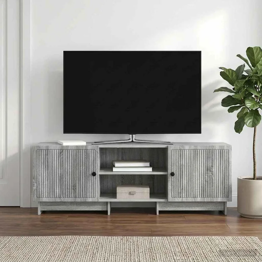 Meuble TV Gris Sonoma 150 x 31 x 50 cm Bois d’ingénierie