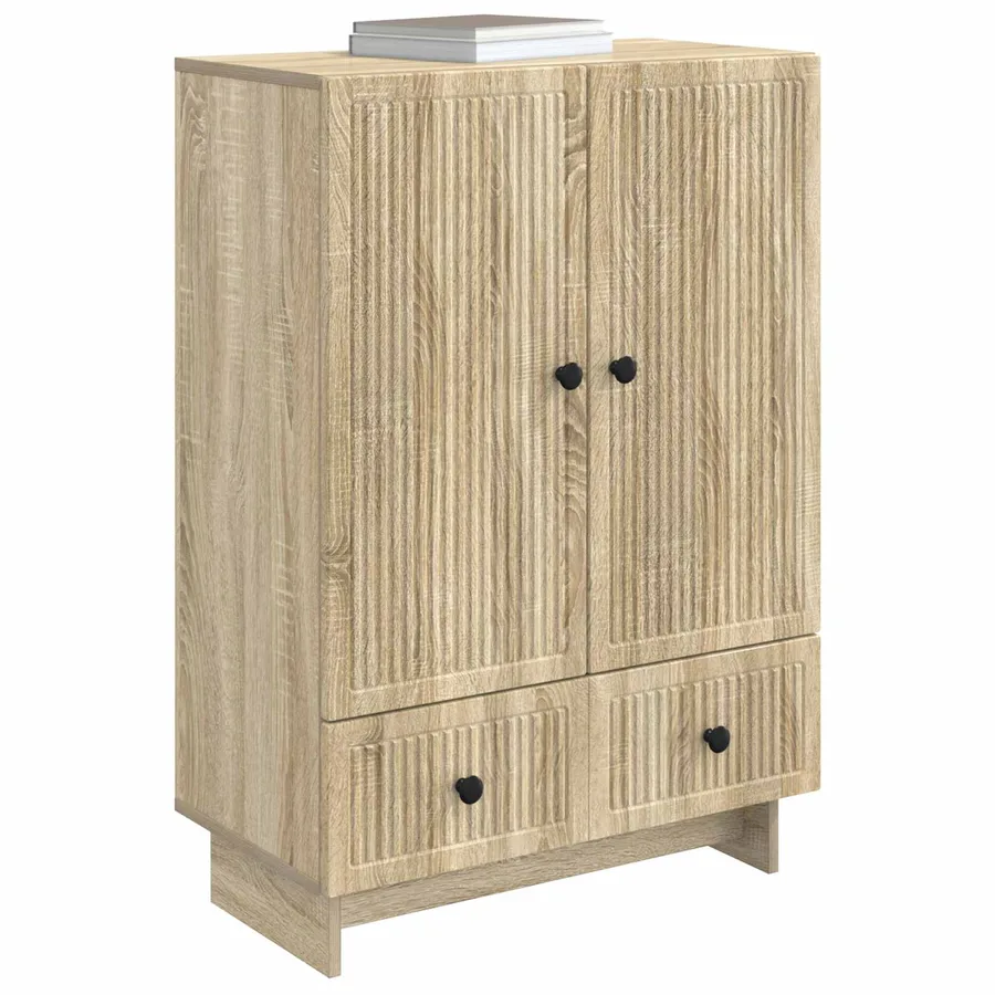 Buffet Chêne Sonoma 66 x 34,5 x 95 cm Bois d’ingénierie - 3
