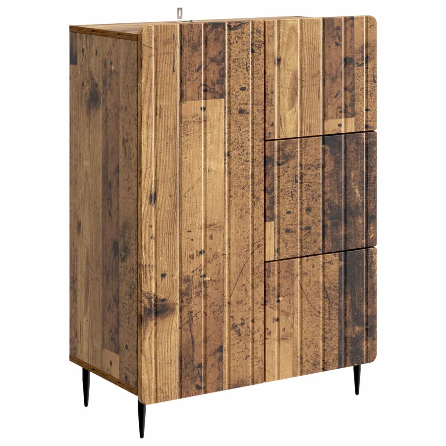 Buffet Bois ancien 66 x 34,5 x 91,5 cm Bois d'ingénierie - 2