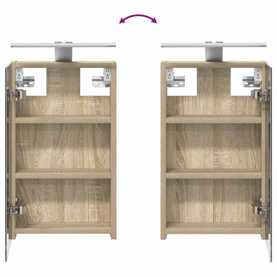Ensemble de Meubles de Salle de Bain 3 pcs 100 x 10,5 x 50 cm - 12