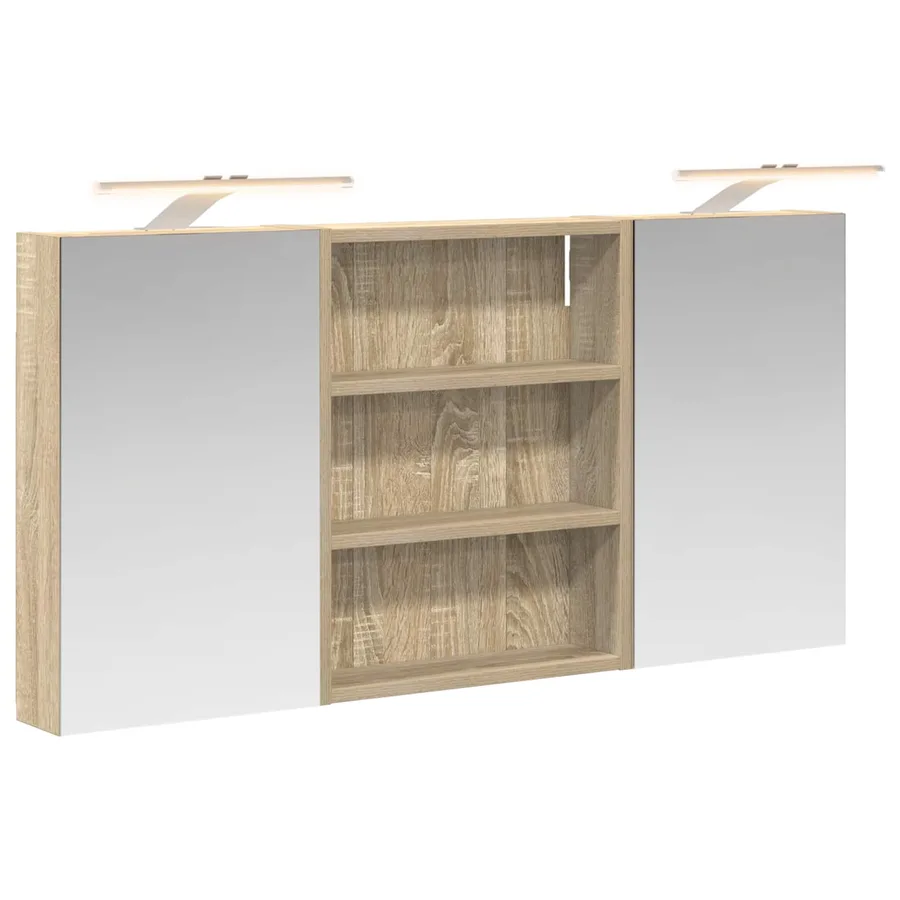 Ensemble de Meubles de Salle de Bain 3 pcs 100 x 10,5 x 50 cm - 2