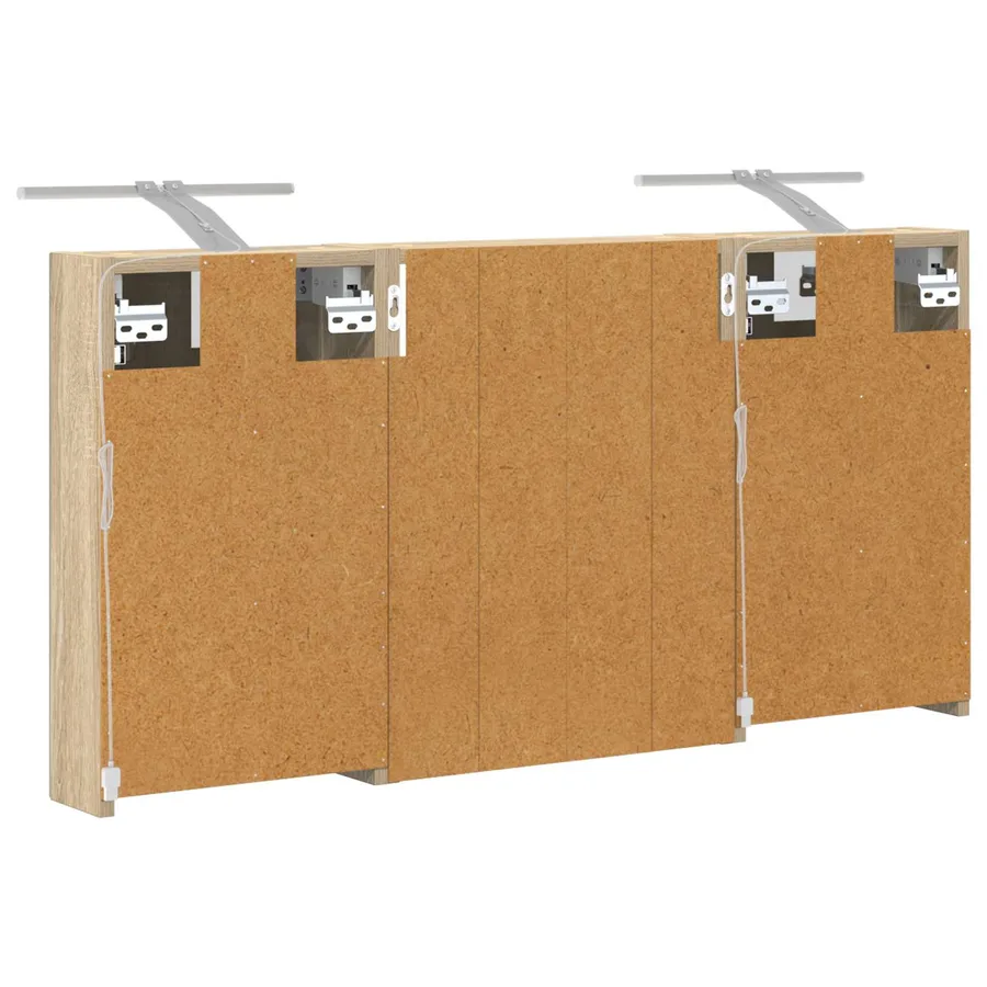 Ensemble de Meubles de Salle de Bain 3 pcs 100 x 10,5 x 50 cm - 9