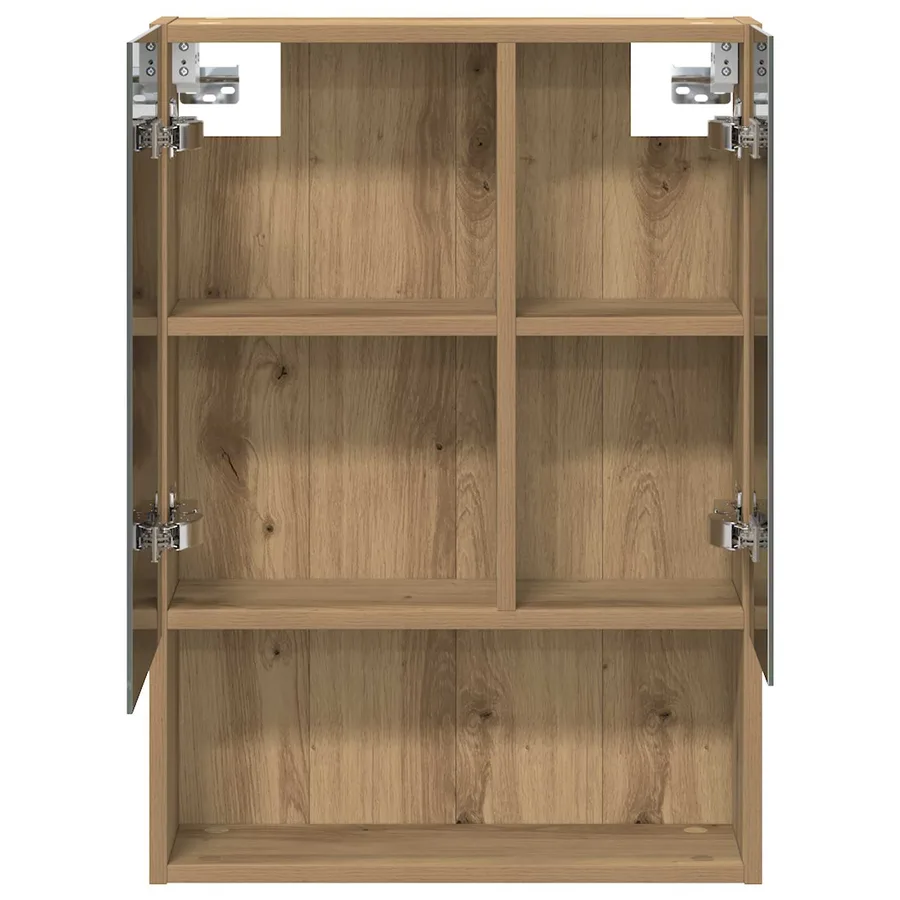 Armoire Miroir de Salle de Bain Chêne artisan 50 x 14,5 x 70 cm - 6