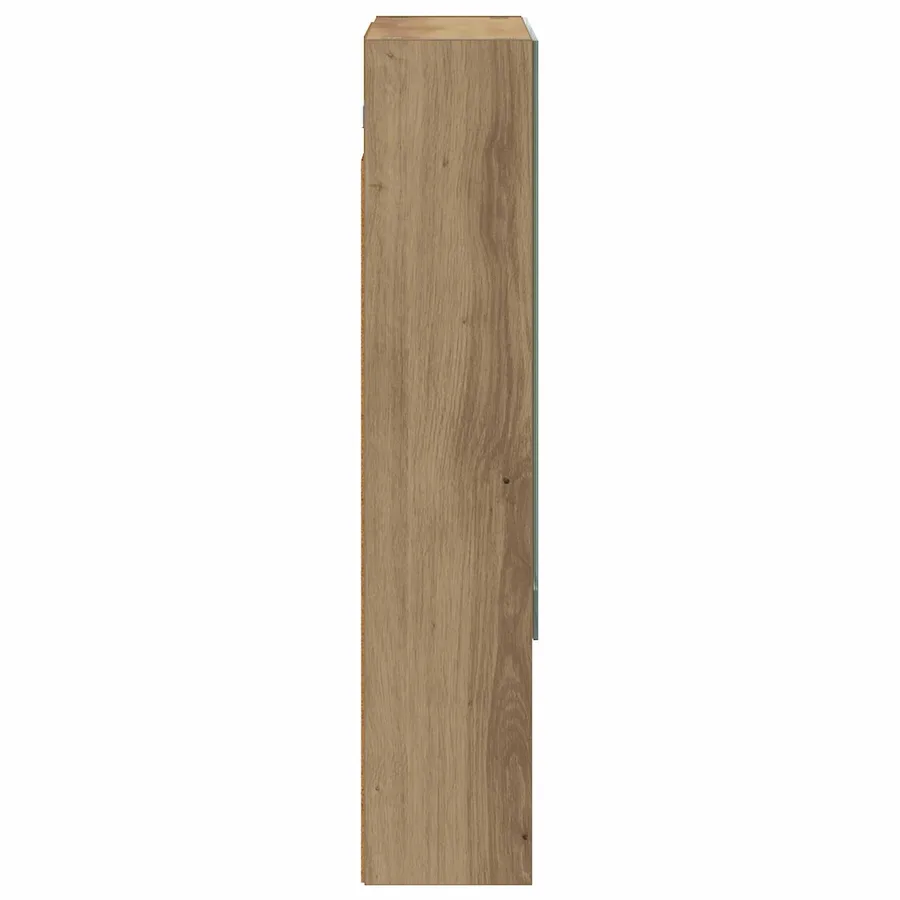 Armoire Miroir de Salle de Bain Chêne artisan 50 x 14,5 x 70 cm - 7
