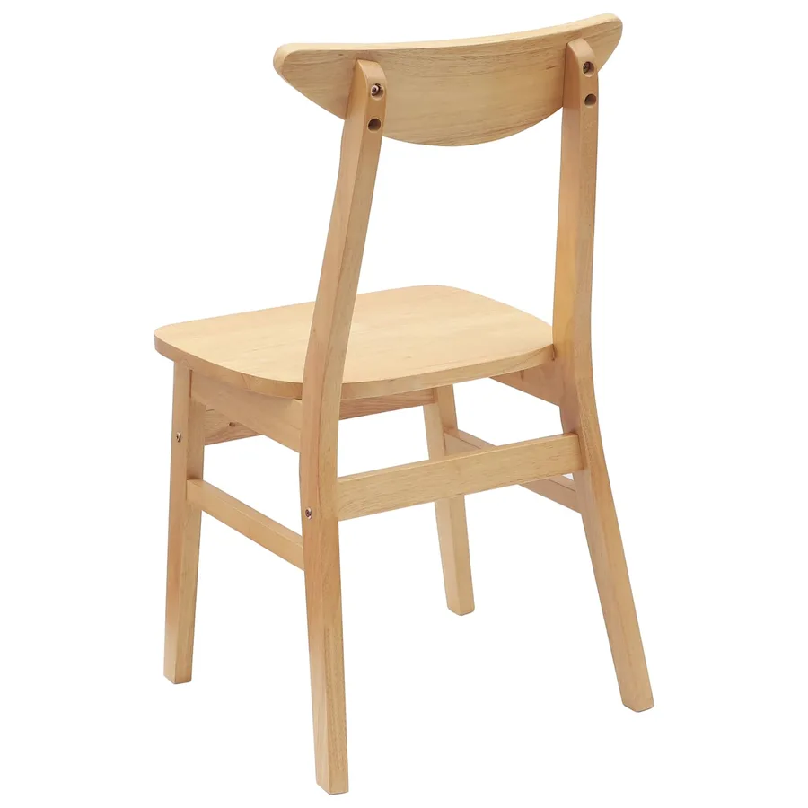 Chaises de salle à manger 2 pcs Naturel 42 x 47.5 x 81 cm - 7