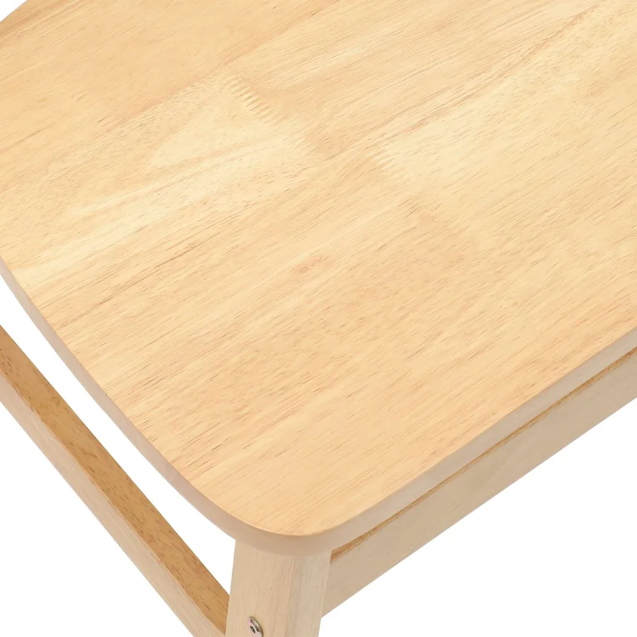 Chaises de salle à manger 2 pcs Naturel 42 x 47.5 x 81 cm - 9