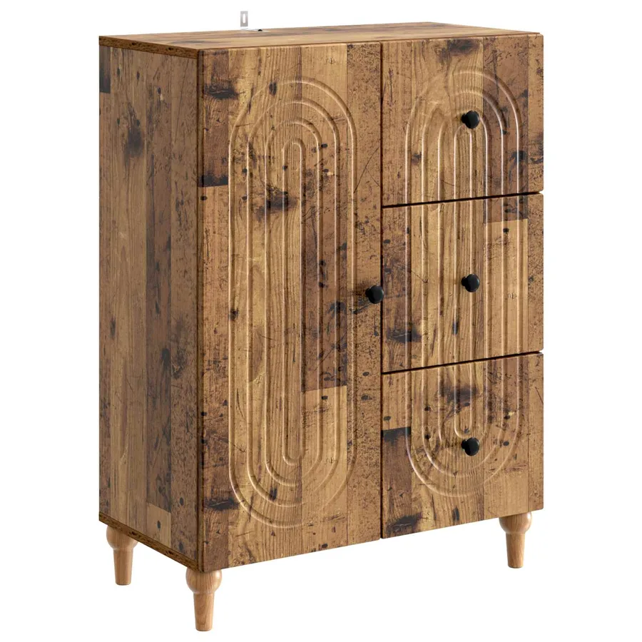 Buffet Bois ancien 66 x 34,5 x 90 cm Bois d'ingénierie - 2