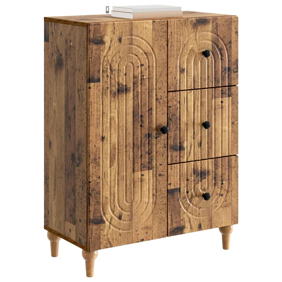 Buffet Bois ancien 66 x 34,5 x 90 cm Bois d'ingénierie - 3