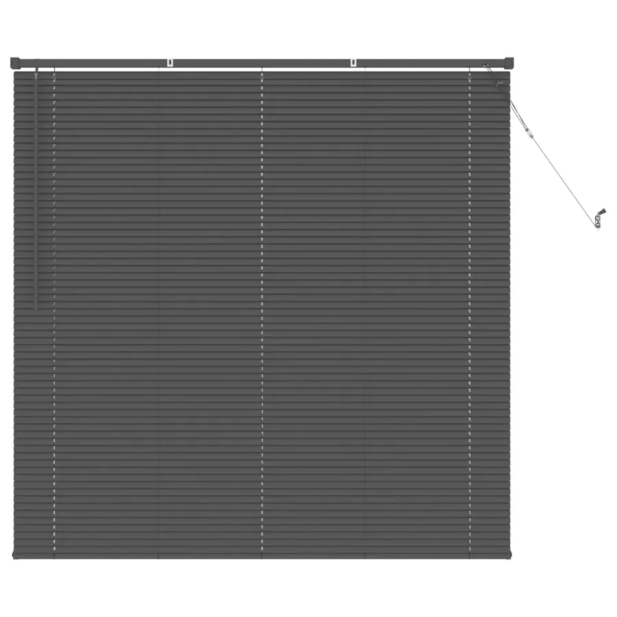 Store Vénitien Gris Argenté 150 x 150 cm 25 mm PVC - 2