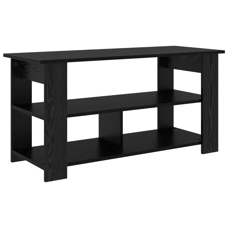 Support de télévision Chêne noir 100 x 40 x 50 cm - 2