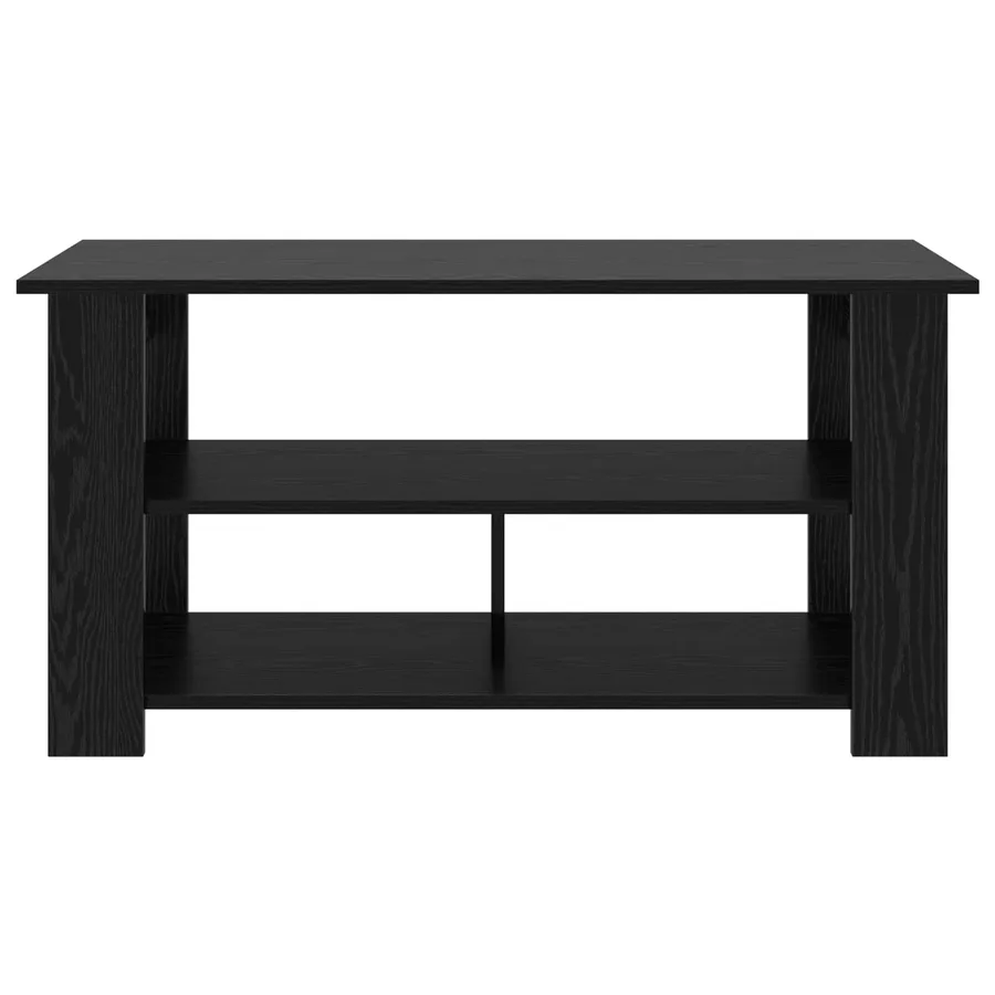 Support de télévision Chêne noir 100 x 40 x 50 cm - 5