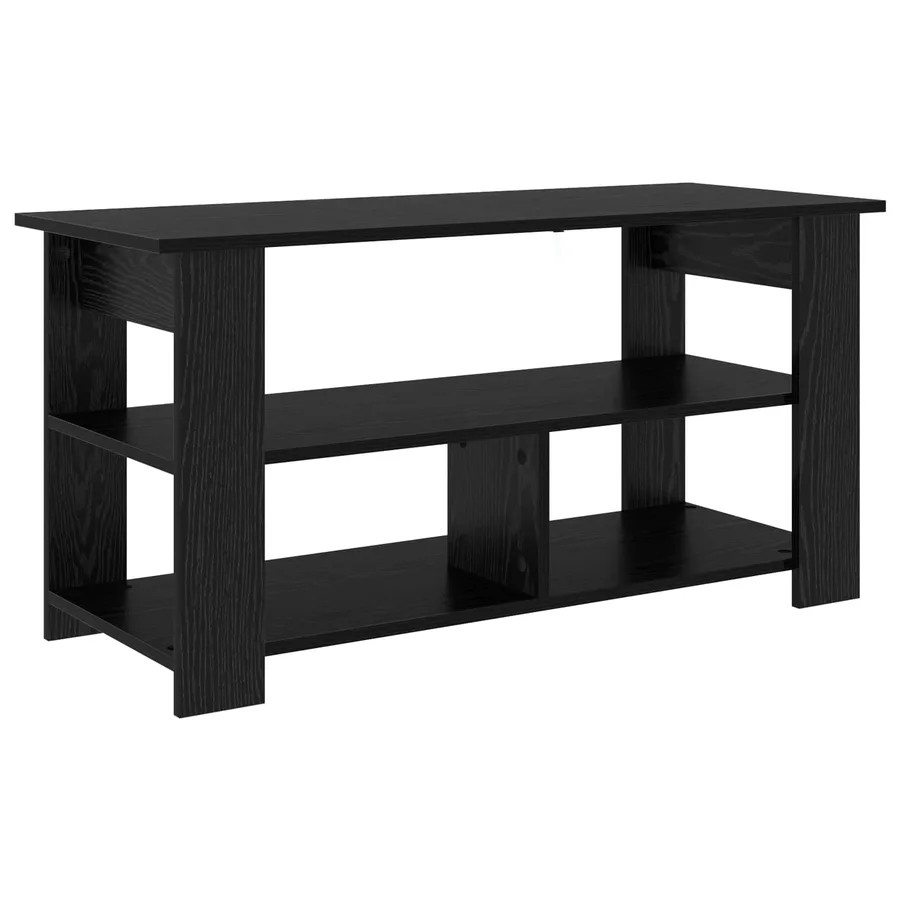 Support de télévision Chêne noir 100 x 40 x 50 cm - 7