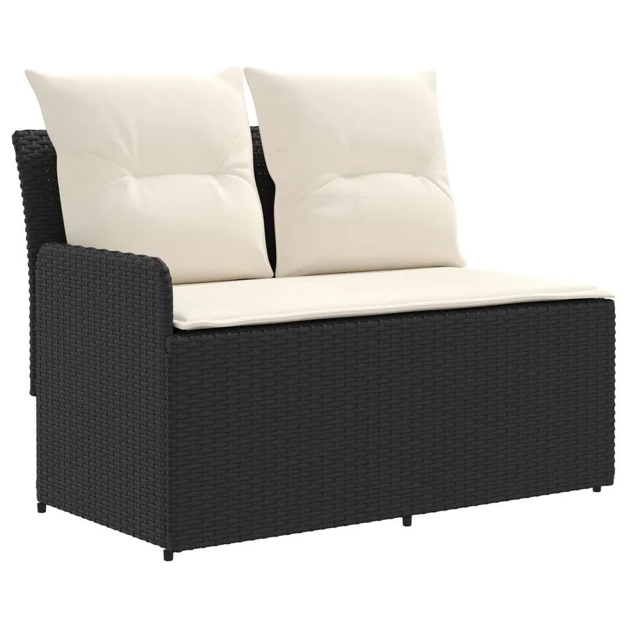 Canapé de jardin avec accoudoirs et table relevable 2 Pièce - 5