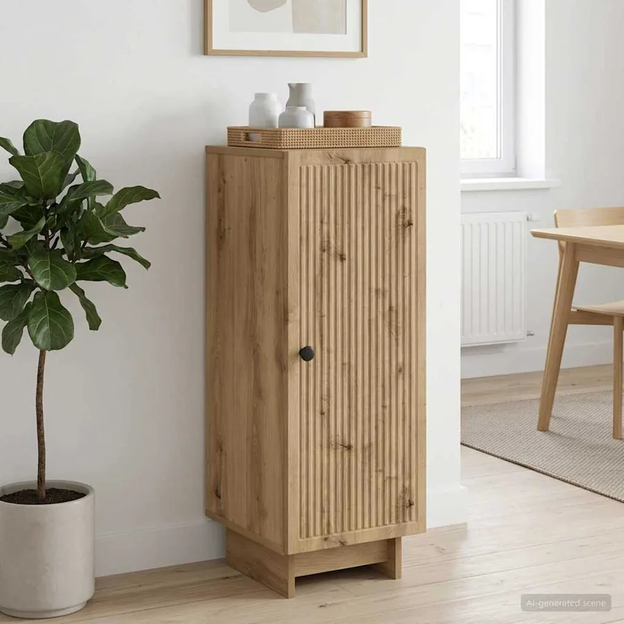 Buffet Chêne artisanal 33 x 34,5 x 90 cm Bois d'ingénierie