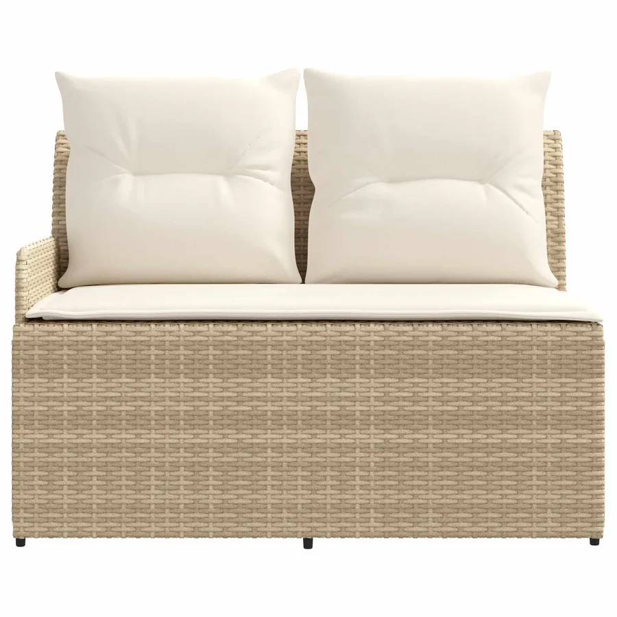 Canapé de jardin avec accoudoirs et table relevable 2 Pièce - 7