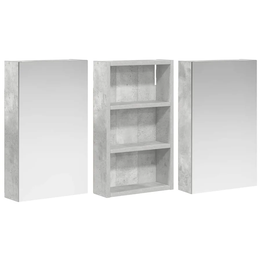 Ensemble de Meubles de Salle de Bain 3 pcs 90 x 10,5 x 50 cm - 5