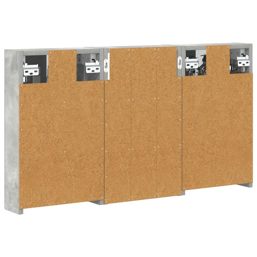 Ensemble de Meubles de Salle de Bain 3 pcs 90 x 10,5 x 50 cm - 9