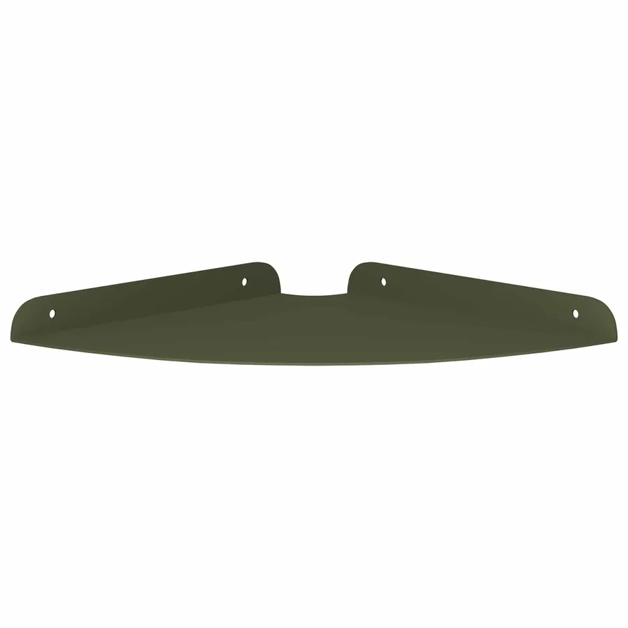 Étagère flottante avec étagère 2 pcs Vert olive 24 x 24 x 2 cm - 5
