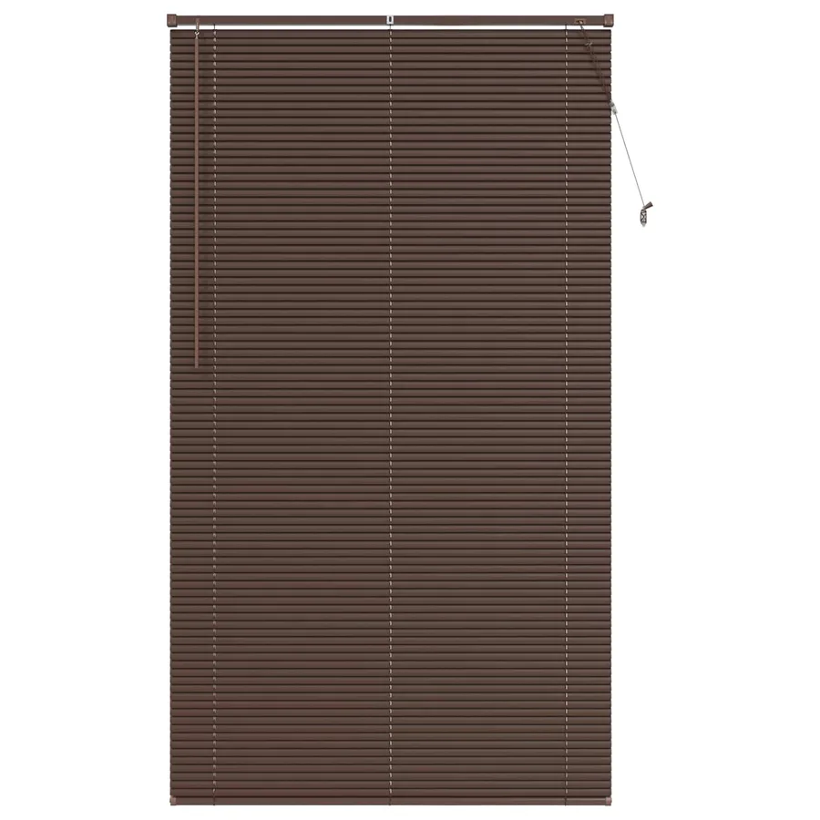 Store Vénitien Marron foncé avec motif 213 x 110 cm 25 mm PVC - 2