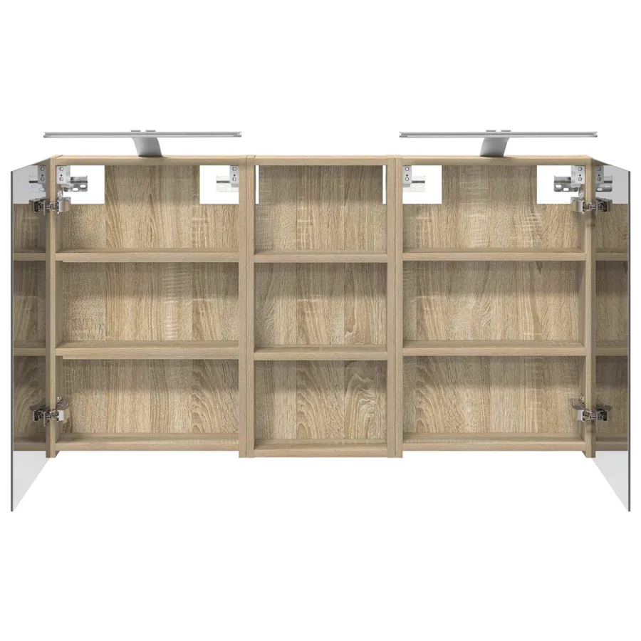 Ensemble de Meubles de Salle de Bain 3 pcs 110 x 10,5 x 60,5 cm - 7