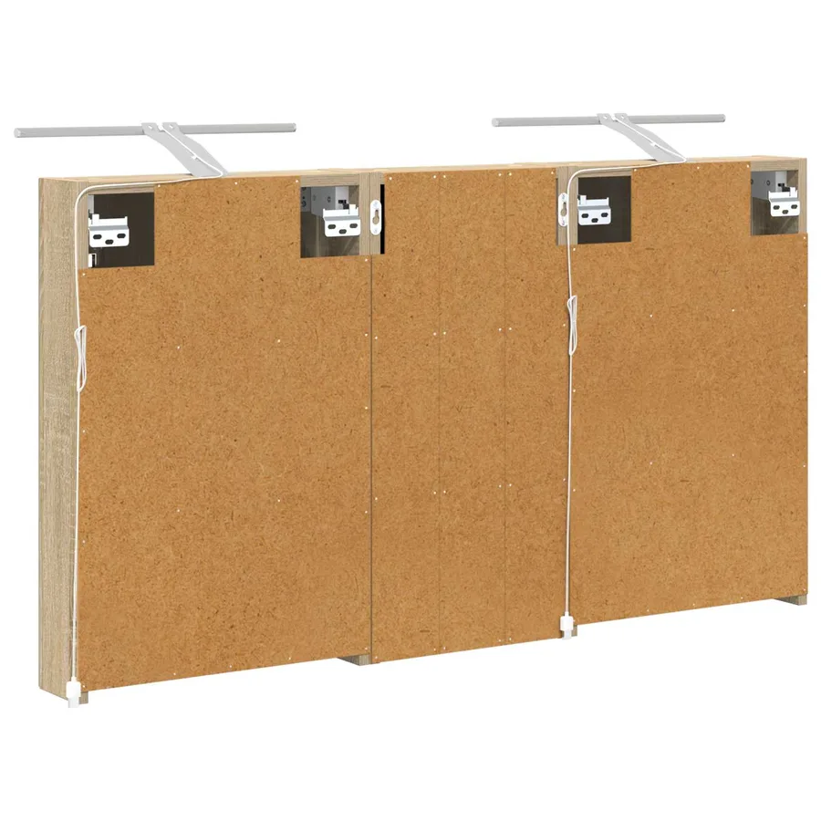 Ensemble de Meubles de Salle de Bain 3 pcs 110 x 10,5 x 60,5 cm - 9