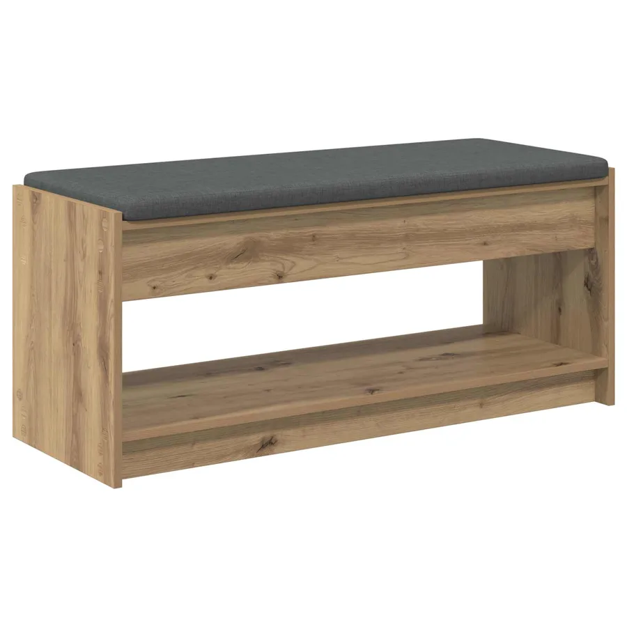 Banc d'entrée Chêne Artisanal 103 x 38 x 45 cm - 2