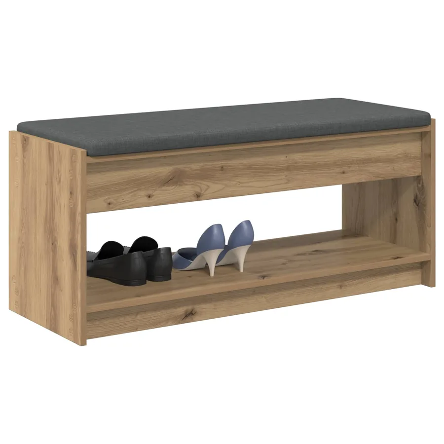 Banc d'entrée Chêne Artisanal 103 x 38 x 45 cm - 3
