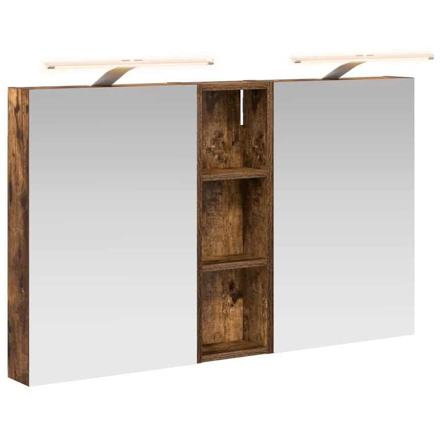 Ensemble de Meubles de Salle de Bain 3 pcs 100 x 10,5 x 60,5 cm - 2