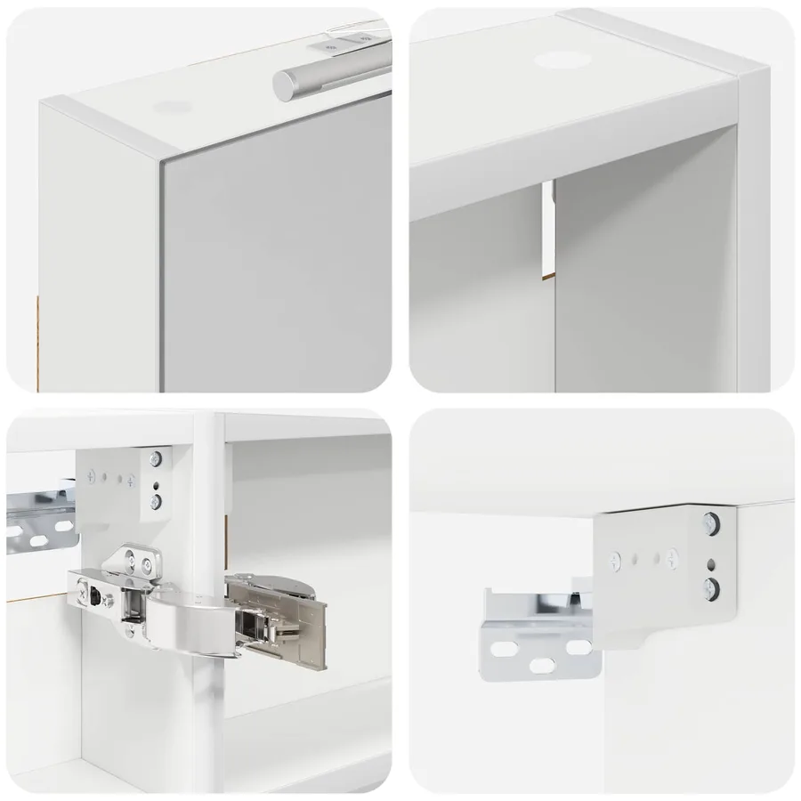 Ensemble de Meubles de Salle de Bain 3 pcs 110 x 10,5 x 60,5 cm - 10