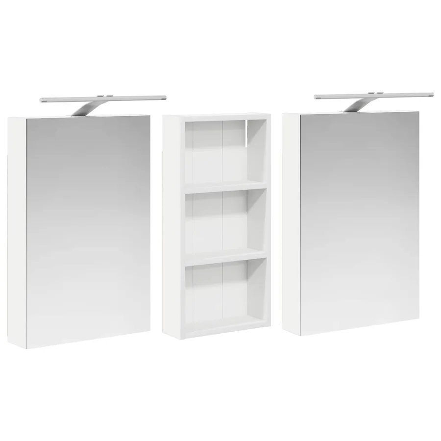 Ensemble de Meubles de Salle de Bain 3 pcs 110 x 10,5 x 60,5 cm - 5