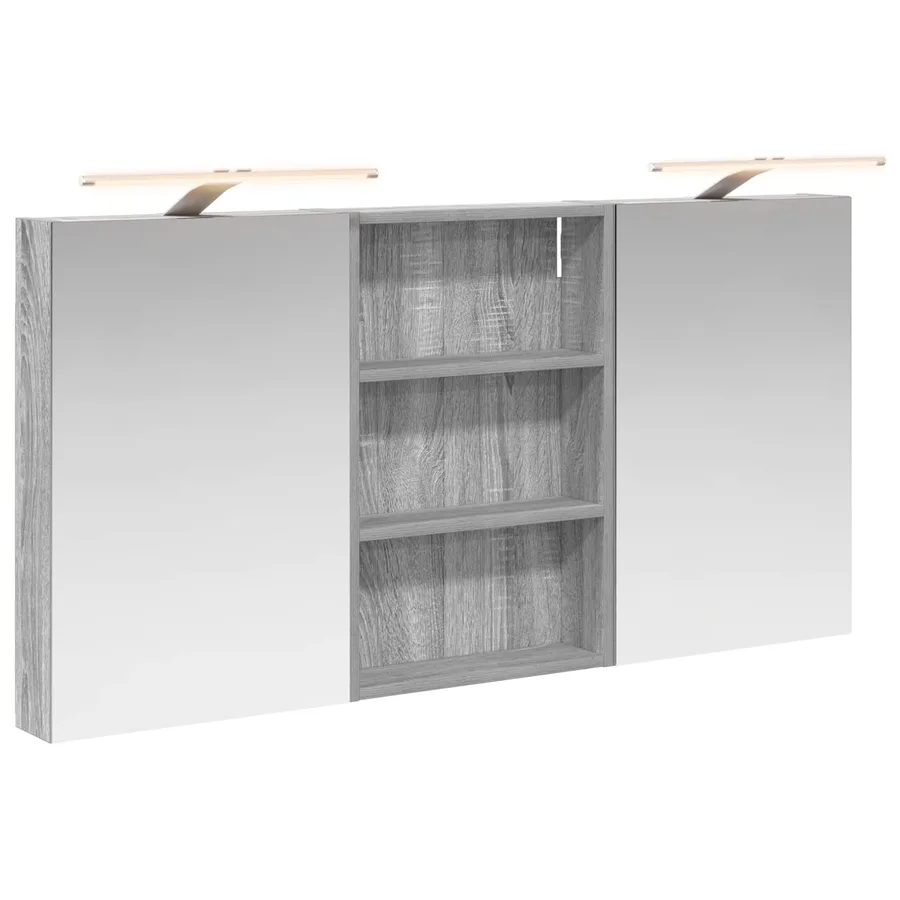 Ensemble de Meubles de Salle de Bain 3 pcs 120 x 10,5 x 60,5 cm - 2