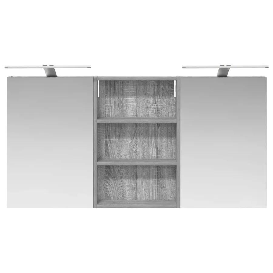 Ensemble de Meubles de Salle de Bain 3 pcs 120 x 10,5 x 60,5 cm - 6