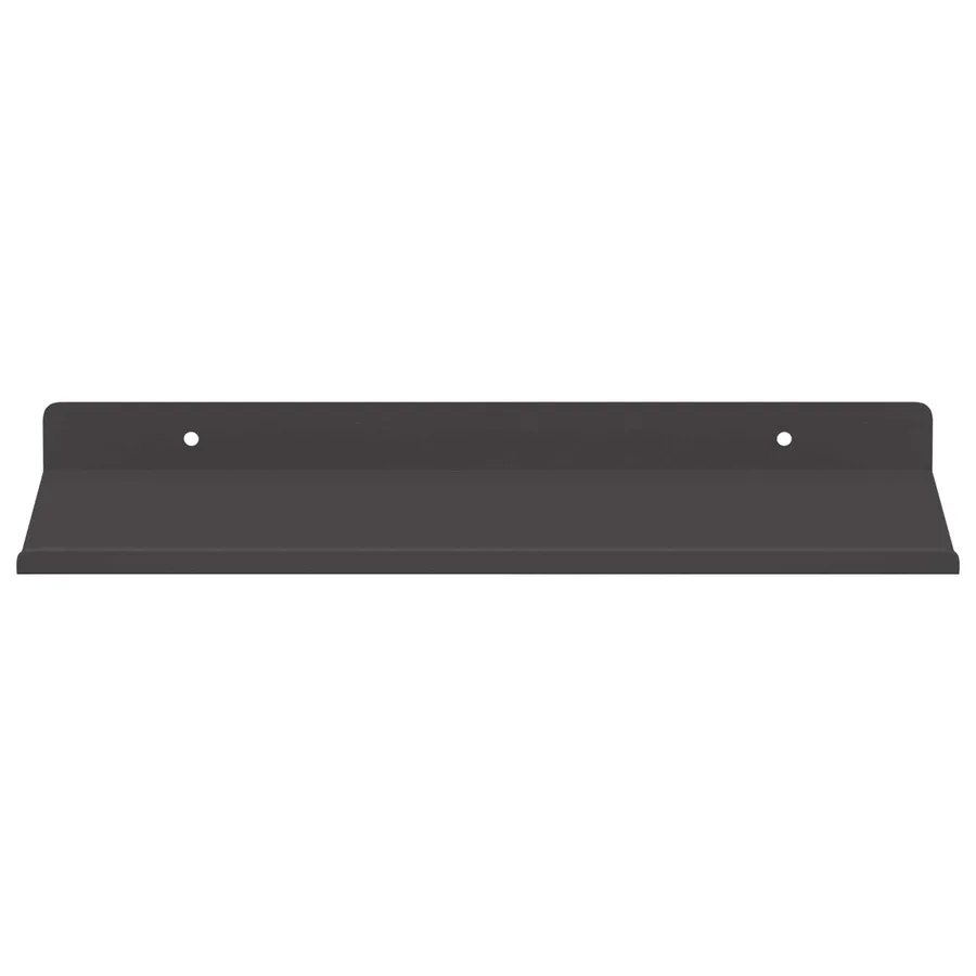Étagère flottante 2 pcs Noir 30 x 17,5 x 2,5 cm Acier - 5
