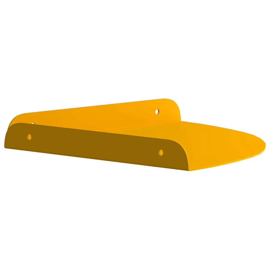 Étagère flottante 2 pcs Jaune moutarde 24 x 24 x 2 cm - 6