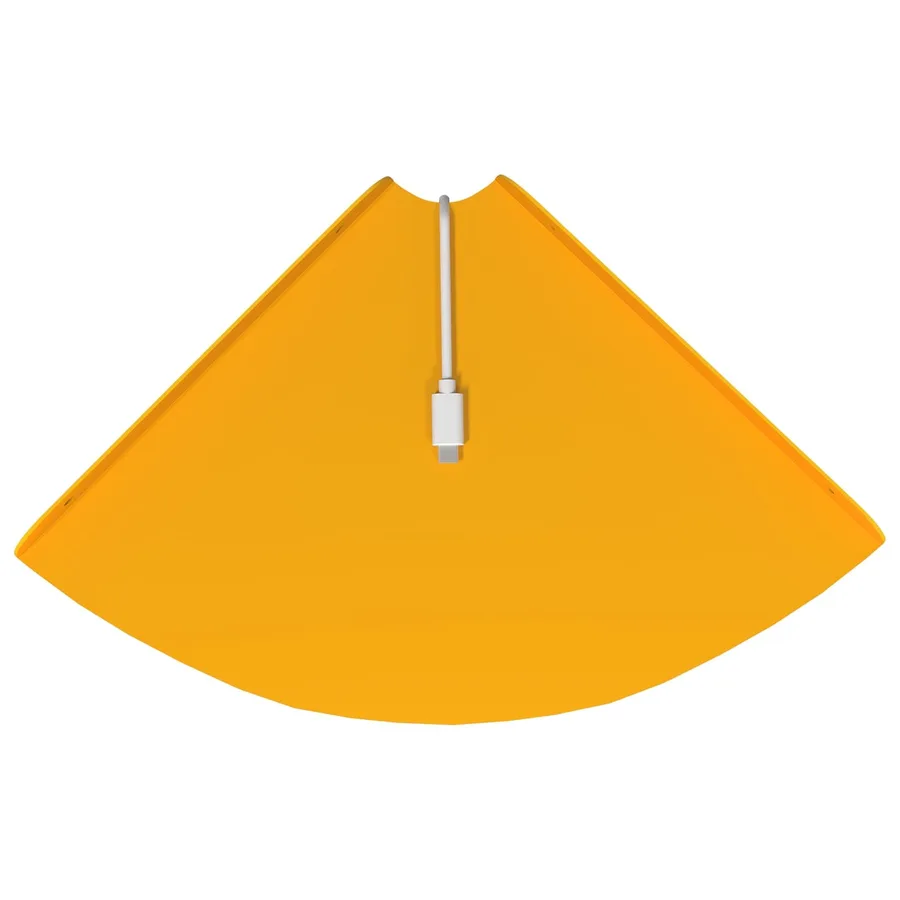 Étagère flottante 2 pcs Jaune moutarde 24 x 24 x 2 cm - 9