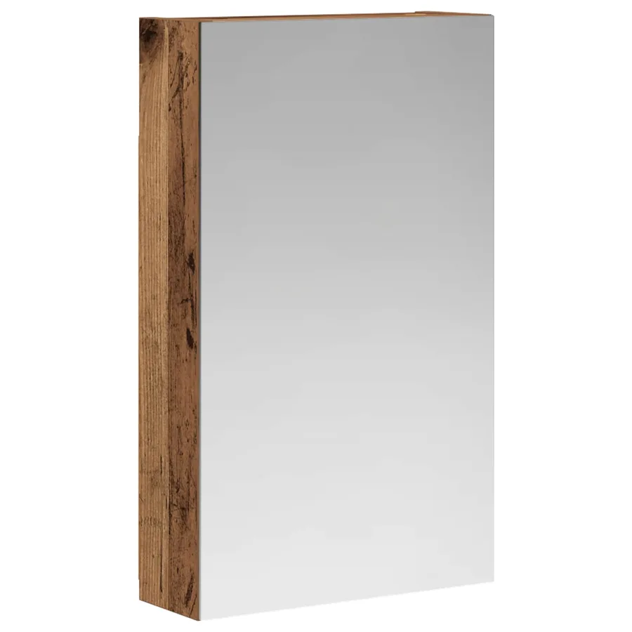 Armoire Miroir de Salle de Bain Bois ancien 30 x 10,5 x 50 cm - 2