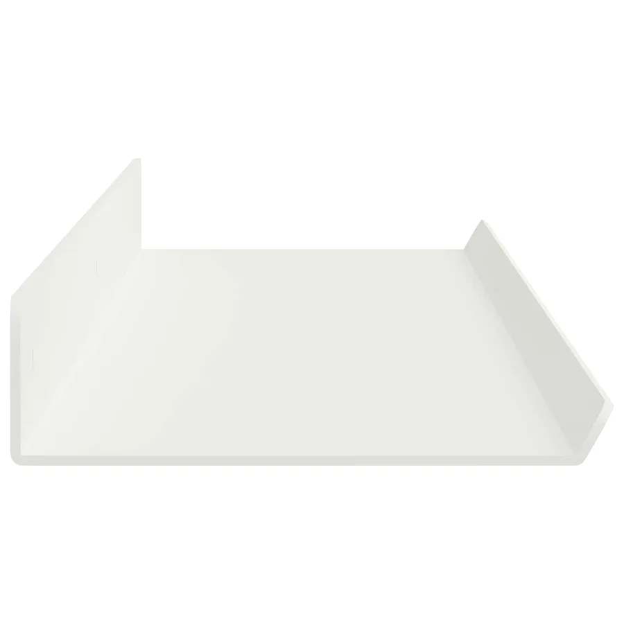 Étagère flottante 2 pcs Blanc 80 x 9 x 2,5 cm Acier - 6