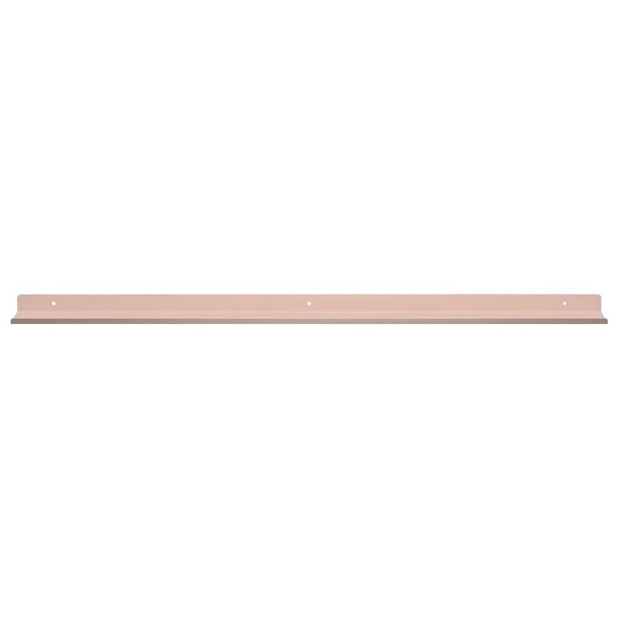 Étagère flottante 4 pcs Rose 80 x 9 x 2,5 cm Acier - 5