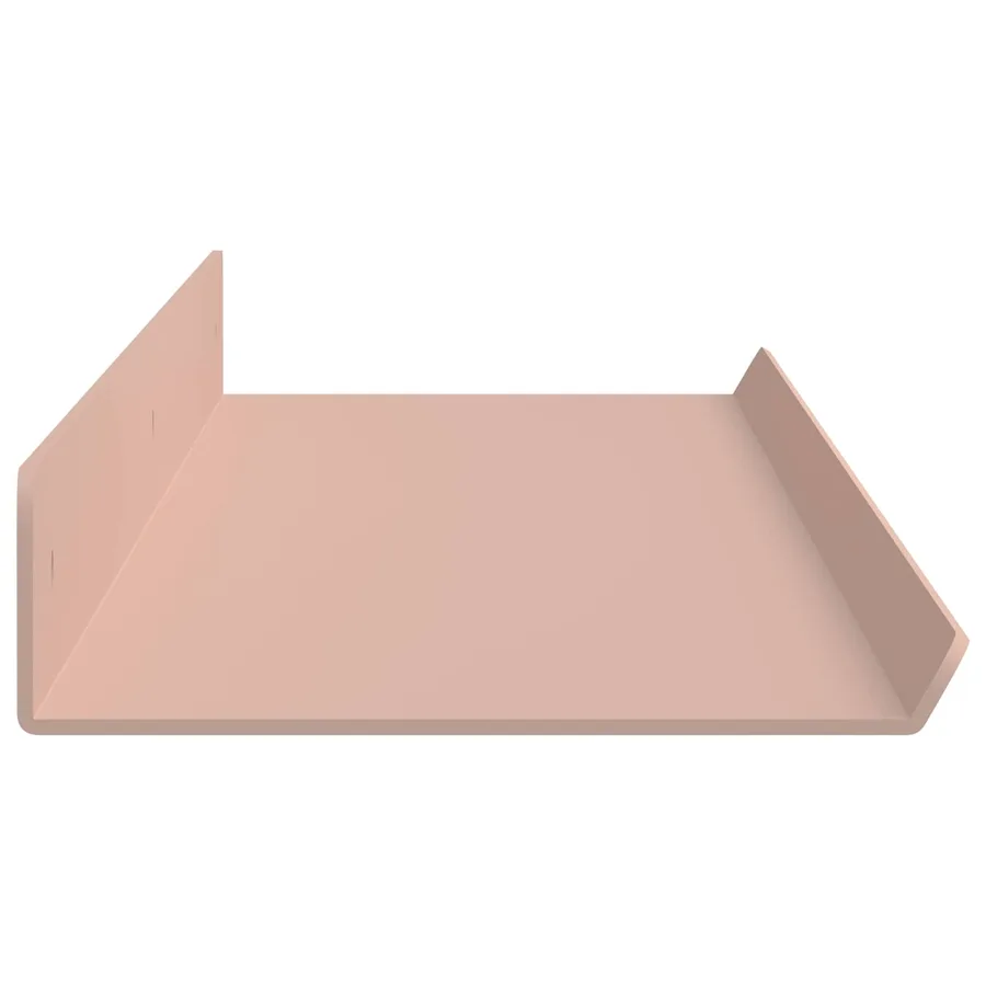 Étagère flottante 4 pcs Rose 80 x 9 x 2,5 cm Acier - 6