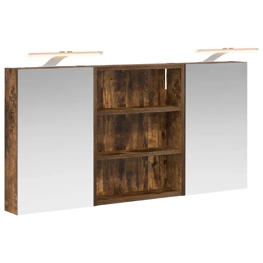 Ensemble de Meubles de Salle de Bain 3 pcs 100 x 10,5 x 50 cm - 2
