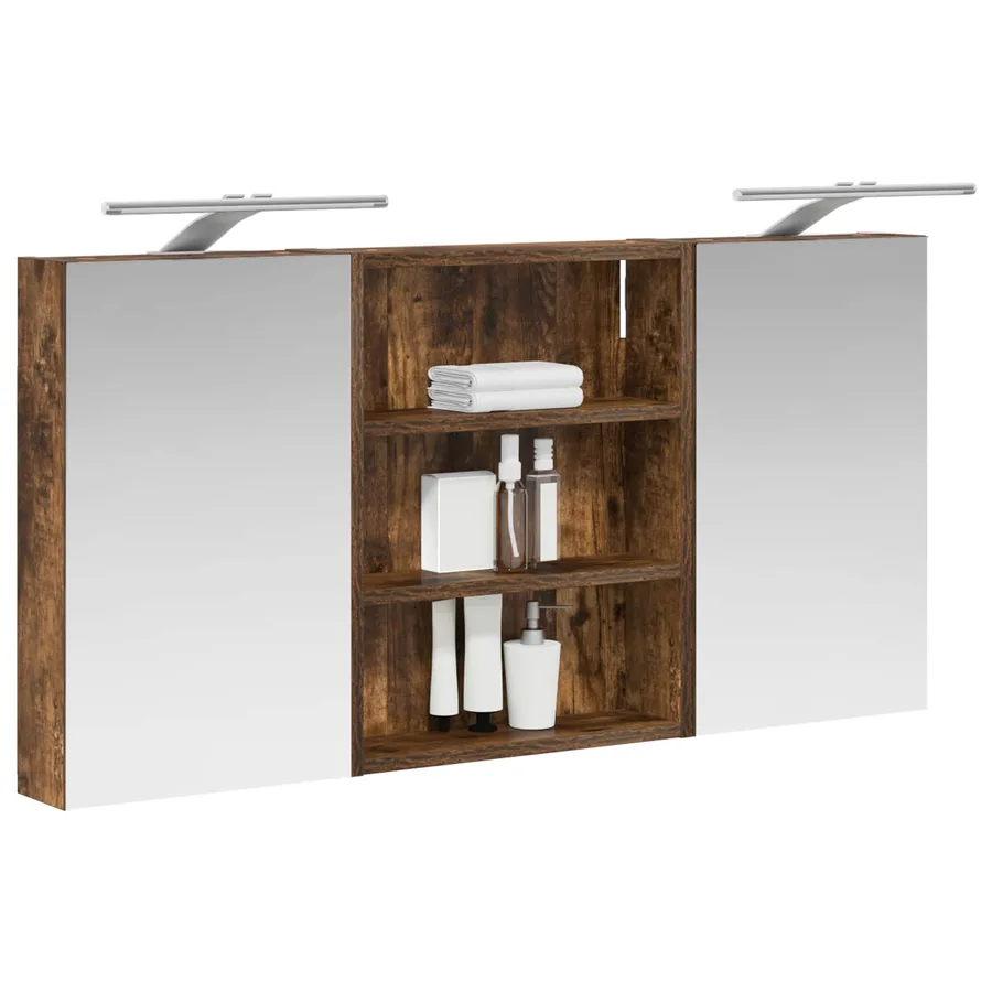 Ensemble de Meubles de Salle de Bain 3 pcs 100 x 10,5 x 50 cm - 3