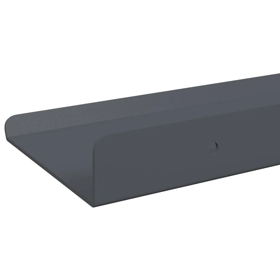 Étagère flottante 4 pcs Anthracite 80 x 9 x 2,5 cm Acier - 7