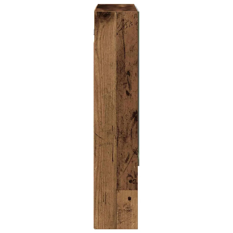 Armoire Miroir de Salle de Bain Bois ancien 60 x 14.5 x 70 cm - 7